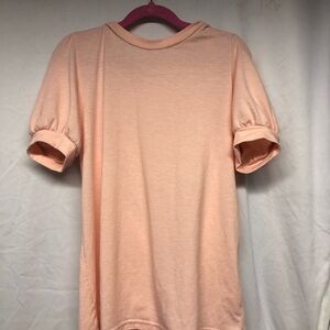 Cute pink tshirts. Nicer with the cuffed sleeves.